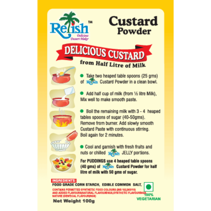 Custard Powder – Vanilla Gold Flavour - Image 3